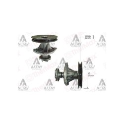 DEVİRDAİM DOĞAN SLX 93-01 / KARTAL SLX 93-01 SARI KASNAK 1.6 DEVİRDAİM DOĞAN SLX 93-01 / KARTAL SLX 93-01 SARI KASNAK 1.6