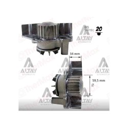 DEVİRDAİM BERLINGO  96-08 / PARTNER 96-08 / EXPERT 96-06 / SCUDO 96-06 / JUMPY 96-06 / 1.9 D (XUD9A)