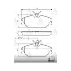 FREN BALATA MEGANE I 96-03 / SCENIC I 99-03 / LAGUNA I 93-01 / SAFRANE 92-00 FİŞLİ ÖN FREN BALATA MEGANE I 96-03 / SCENIC I 99-03 / LAGUNA I 93-01 / SAFRANE 92-00 FİŞLİ ÖN