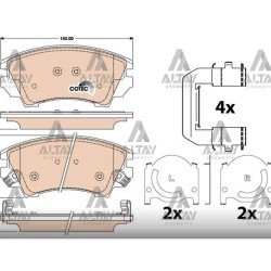 FREN BALATA ASTRA J 09-16 / INSIGNIA 08= / ZAFIRA C 11= (17 JANT) ÖN FREN BALATA ASTRA J 09-16 / INSIGNIA 08= / ZAFIRA C 11= (17 JANT) ÖN