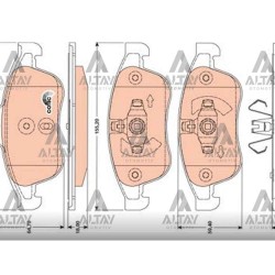 FREN BALATA FLUENCE 09= / MEGANE III 08-15 / CAPTUR 13= / DOKKER 12= / DUSTER 09-12 ÖN FREN BALATA FLUENCE 09= / MEGANE III 08-15 / CAPTUR 13= / DOKKER 12= / DUSTER 09-12 ÖN