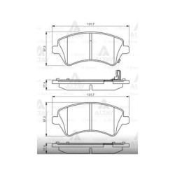 FREN BALATA COROLLA 02-06 ÖN FREN BALATA COROLLA 02-06 ÖN