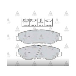 FREN BALATA / CIVIC 16-21 FC5 / CIVIC 22= / CRV 03-07 (YAY DELİKLİ) ÖN