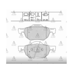FREN BALATA ACCORD 03-08 ÖN FREN BALATA ACCORD 03-08 ÖN