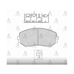 FREN BALATA GRAND VITARA 05-13 ÖN