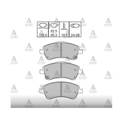 FREN BALATA AVENSIS 09-18 / COROLLA VERSO 09-14 ÖN