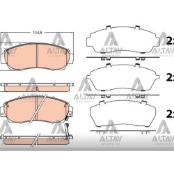 FREN BALATA CRV 07= / CRV 12= (YAY DELİKLİ) ÖN FREN BALATA CRV 07= / CRV 12= (YAY DELİKLİ) ÖN