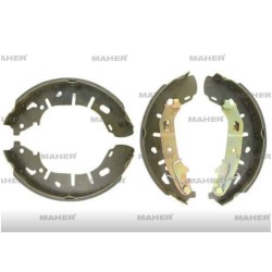 FREN BALATA DOBLO III 10= / DOBLO III KAMYONET 10= LEVYELİ YAYLI PABUÇ ARKA