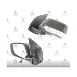 AYNA DIŞ DİKİZ PICKUP 08= NAVARA ELEKTRİKLİ ISITMALI SİNYALLİ OTOMATİK KATLANIR SİYAH SOL