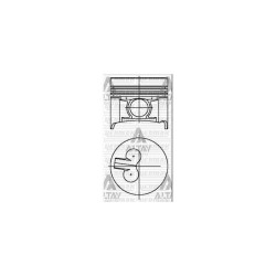 PİSTON SEGMANLI PICKUP TD-27 PİM 30mm STD